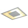 Plafon de Embutir Luz Indireta 40x40 com Lâmpada Led Brinde - Amarelo - 1