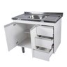 Cozinha Compacta Armário Aéreo e Balcão 120cm Montebello Móveis Bonatto - 4