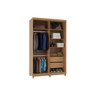 Guarda Roupa Solteiro 2 Portas 2 Gavetas 100% MDF Dalas  - 2