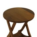 Ver imagem 5 de Mesa Apoio 1 Prateleira Summer Madeira Imbuia Maciça Stain Imbuia