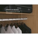 Ver imagem 5 de Guarda Roupa Solteiro 2 Portas 2 Gavetas 100% MDF Dalas 