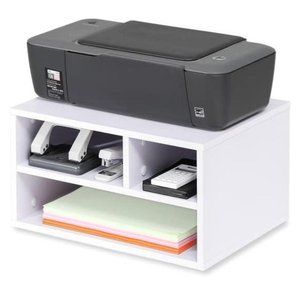 Carrinho com Rodinhas para Impressora e Pequenos Espaços Escritório Auxiliar Cpu Arquivos Mdf