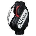 Ver imagem 1 de Bolsa de Golfe Titleist Mid Staff Bag - Preta. Branca e Vermelha