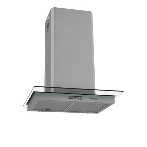 Coifa de Ilha Vidro Reto Inox 4 e 5 Bocas 60cm Fogatti 220v