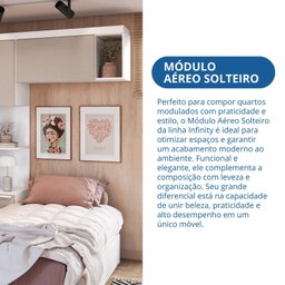 Armário Aéreo Modulado 1 Porta Infinity - 7