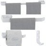 Acessórios  Banheiro 4 Peças Branco - 1