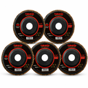 Ver imagem 1 de Kit 5 Disco Flap 4.1/2" (G80) Premium - Tubarão