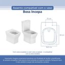 Ver imagem 3 de Tampa Vaso Sanitário Poliester Acrilico Boss Branco para Bacia Incepa