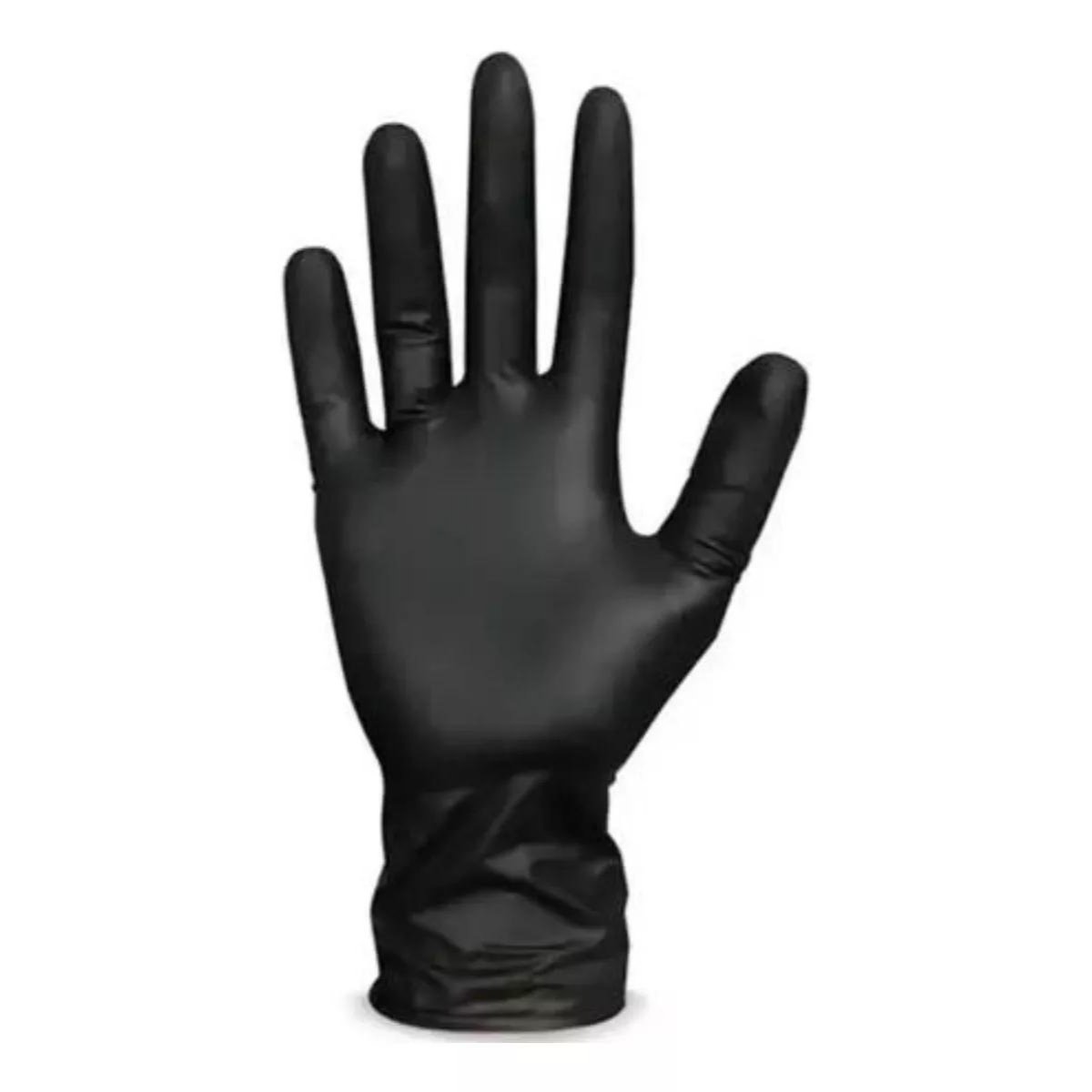 Luva Nitrílica Superglove Black Caixa com 50 Ca 38645 Super Safety