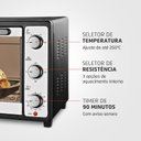 Ver imagem 6 de Forno Elétrico 52l Grand Family Ii 1800w 127v Fr-52 Mondial