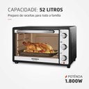 Ver imagem 3 de Forno Elétrico 52l Grand Family Ii 1800w 220v Fr-52 Mondial