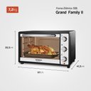 Ver imagem 2 de Forno Elétrico 52l Grand Family Ii 1800w 220v Fr-52 Mondial
