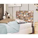 Ver imagem 1 de Painel Cabeceira Box 0,90 Infantil Cor Rota 66 Comprar