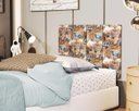 Ver imagem 1 de Painel Cabeceira Box 0,90 Infantil Cor Rota 66 Comprar