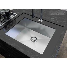 Cuba Pia Inox Prata Quadrada 54x36 Cozinha Gourmet AJL STORE CUBA INOX - 2
