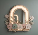 Ver imagem 1 de Luminária Espelho Floral