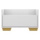 Ver imagem 6 de Gabinete Armário Banheiro 60cm Multimóveis V3625 Branco/Natural