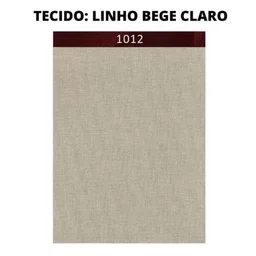 Poltrona Mona Luxo Madeira Maciça Tecido Linho Bege Claro - 4