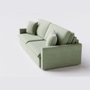 Ver imagem 6 de Sofá Cama Bélgica Retrátil e Reclínável 1,70m em Linho Columbia Premium Verde Militar - Home Mobily