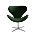 Ver imagem 1 de Poltrona Isis Giratória Base Metal Veludo Verde 270 até 120kg Bella Decor