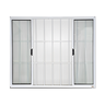 Jlt Vitro 4 Folhas sem Bandeira e com Grade C/ Vidro Liso Branco - Economica - 100x150 (0428) - 2
