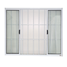 Jlt Vitro 4 Folhas sem Bandeira e com Grade C/ Vidro Liso Branco - Economica - 100x150 (0428) - 1