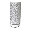 Ver imagem 1 de Abajur Luminária Branca De Mesa 29cm Bivolt 110/220v