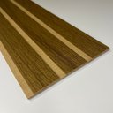 Ver imagem 4 de Placa Painel Ripado Decorativo Inspirazzo Kit com 100 Placas:freijó