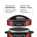 Ver mais imagens de Panela de Pressão Elétrica Digital 3l 127v Pe-41 Mondial