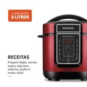 Ver imagem 4 de Panela de Pressão Elétrica Digital 3l 127v Pe-41 Mondial