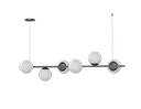 Ver imagem 1 de Pendente Lustre Luminária Globo de Vidro