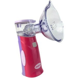 Inalador Nebulizador Portatil MESH Colors BABY Recarregavel Medicate Rosa