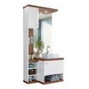 Ver imagem 1 de Conjunto Armario para Banheiro Turim Amendoa