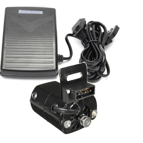 Motorzinho Doméstico Preto com Pedal Acelerador Eletrônico