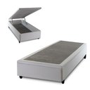 Ver imagem 2 de Box Baú Branco Solteiro 88x188x45 - King House