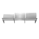 Ver imagem 1 de Escorredor de Parede em Inox Secagem 39 Pratos Resistente - Inox