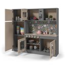 Ver imagem 6 de Cozinha Infantil Completa C/ Microondas Forno Fogão e Refrigerador Helena Cinza