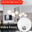 Ver imagem 5 de 3 Globos Vidro 10cm Esfera Bola Soquete G9 Rosca Bocal Jabuticaba Gimpo 3x-gl10