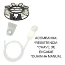 Ver imagem 4 de Chuveiro Ducha Fame Intense Preto- Dourado - 220v:dourado Matte