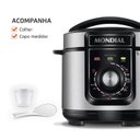 Ver mais imagens de Panela de Pressão Elétrica 5l 220v Pe-48-5l-i Mondial