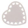 Porta Anéis de Cerâmica Coração Branco 14x13x2 Pop Home R - 2