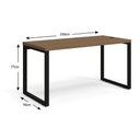 Ver imagem 2 de Mesa Diretor Escritório Industrial F150 Munique - Kappesberg