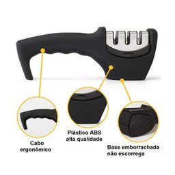 Afiador Amolador de Faca Profissional Manual - 4