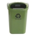 Ver imagem 4 de Kit 6 Lixeira Coleta Seletiva Papeleira - 50 Lts Cor:vermelho