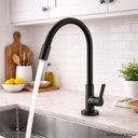 Ver imagem 1 de Torneira para Cozinha com Bica Autralis Preto/Matte Meber Metais