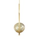 Ver imagem 7 de Pendente Lustre On Loop Dourado com Globo de Vidro Ambar