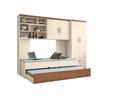 Ver imagem 3 de Jogo de Quarto Infantil e Juvenil Chiara Off White/carvalho