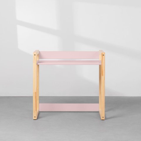 Escrivaninha Infantil Noah Natural - Rosa Fosco Abra Casa