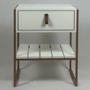 Ver imagem 4 de Mesa Cabeceira James com Gaveta 45cm Branco