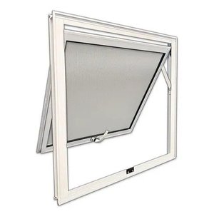 Vitro Maxim Ar 50x50 - Janela de Banheiro - Aluminio Branco 25 Predial